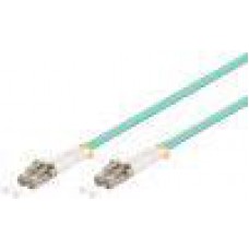 Shintaro Fibre Patch Cable Multimode LC to LC OM3 Aqua 0.5m