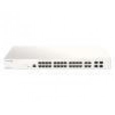 D-Link DBS-2000-28P Nuclias Cloud-Managed 28-Port Gigabit 193W PoE switch with 28 RJ45 (24 PoE) and 4 Combo SFP ports