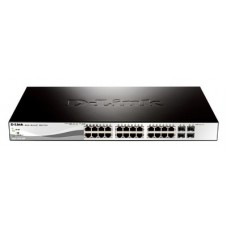 D-Link 28-Port Gigabit Smart Managed PoE Switch with 28 RJ45 and 4 SFP (Combo) Ports